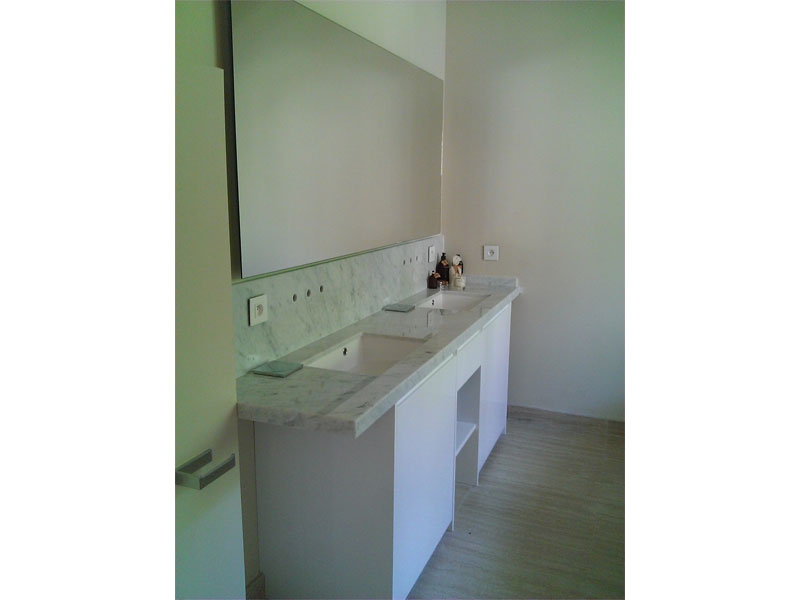 Arredamento di una villa in Costa Azzurra - zona bagno