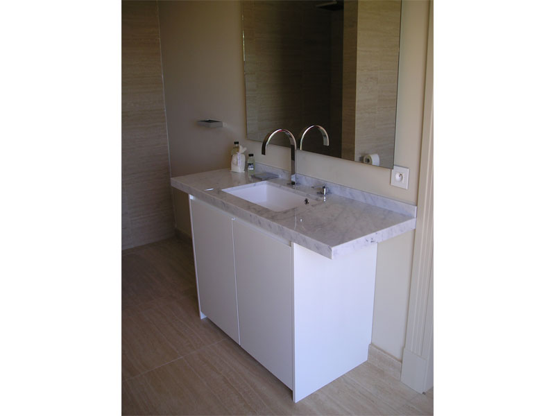 Arredamento di una villa in Costa Azzurra - zona bagno